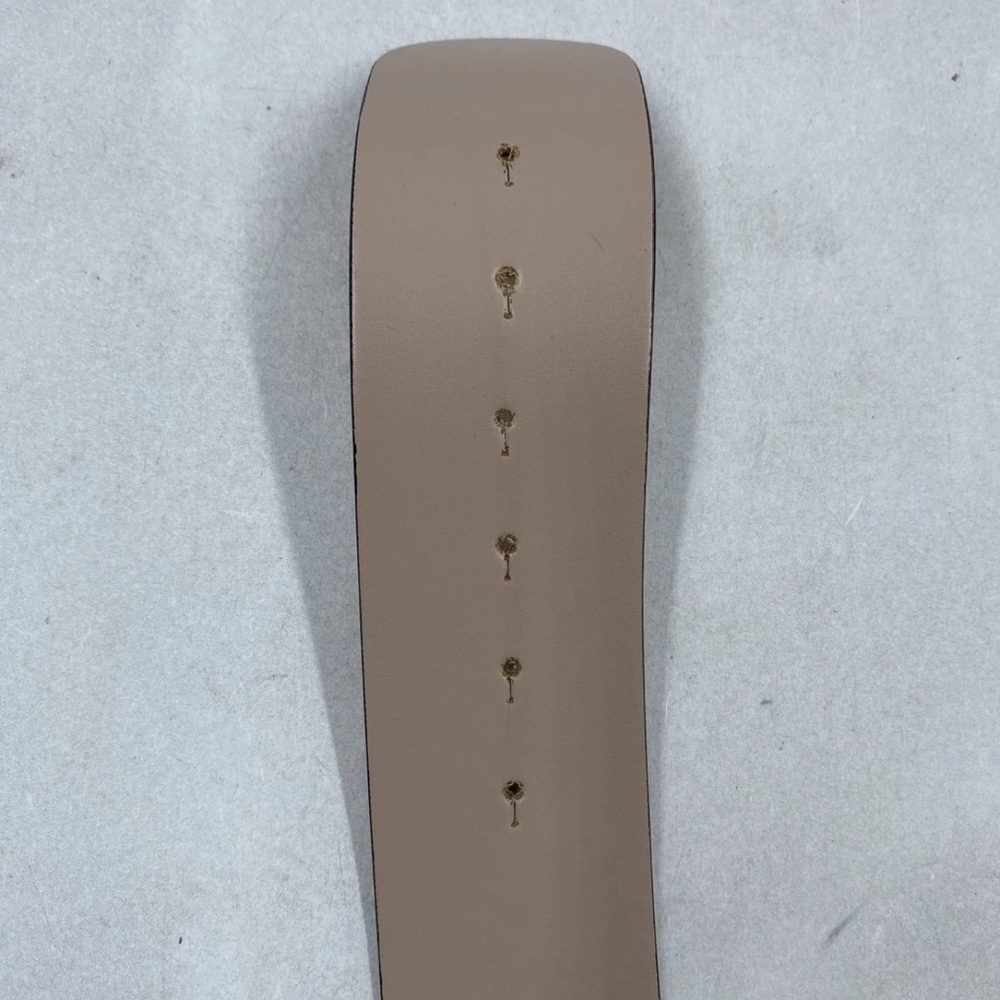 Valentino Pink Leather V Logo Belt - Picture 7 of 7